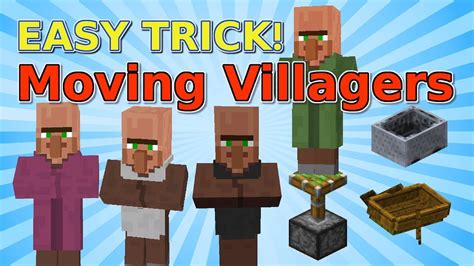 How To Move Villagers In Minecraft .